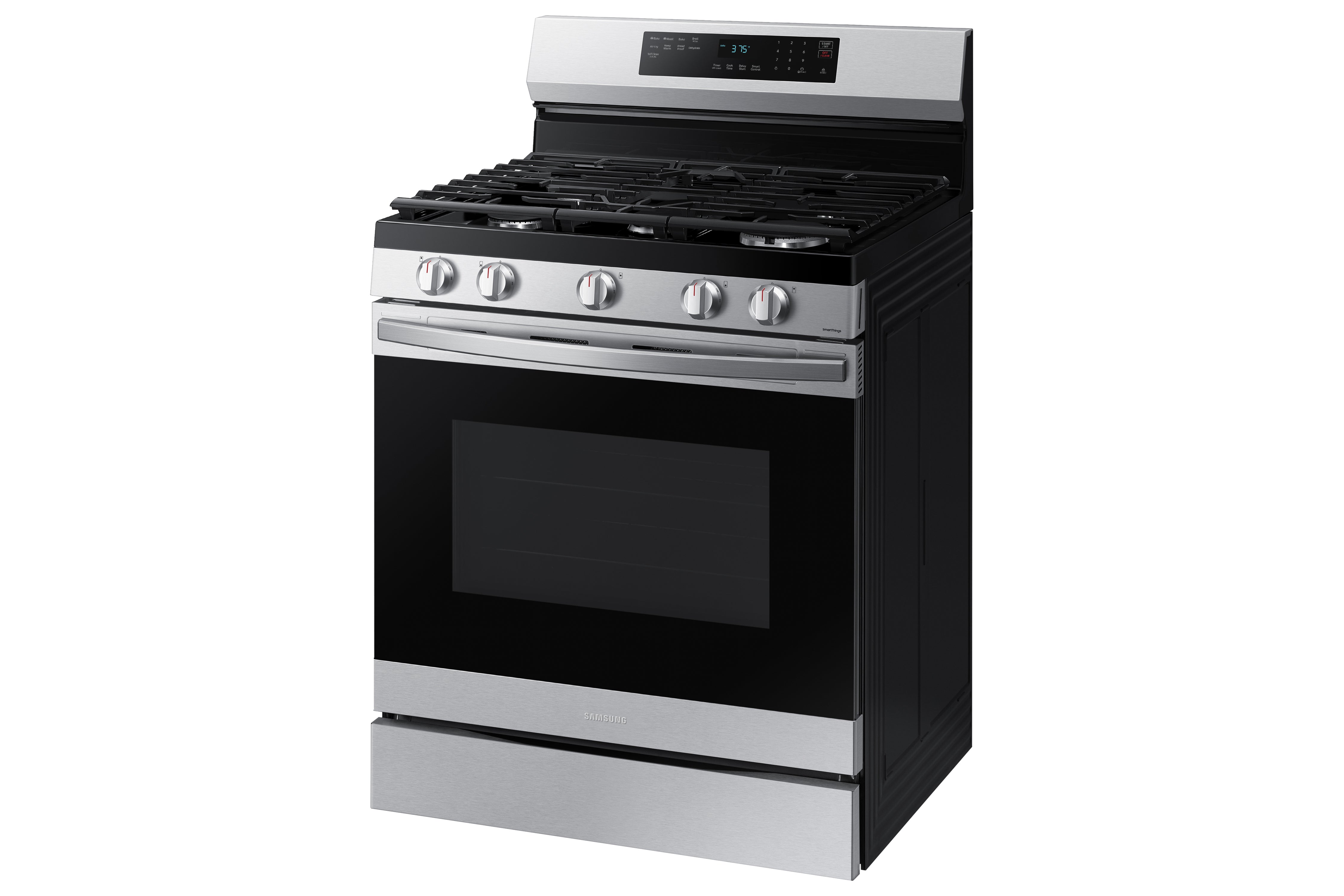 Samsung Stainless Steel Gas Fan Convection Range with Wi-Fi and Air Fry (6.0 Cu.Ft) - NX60A6511SS/AA