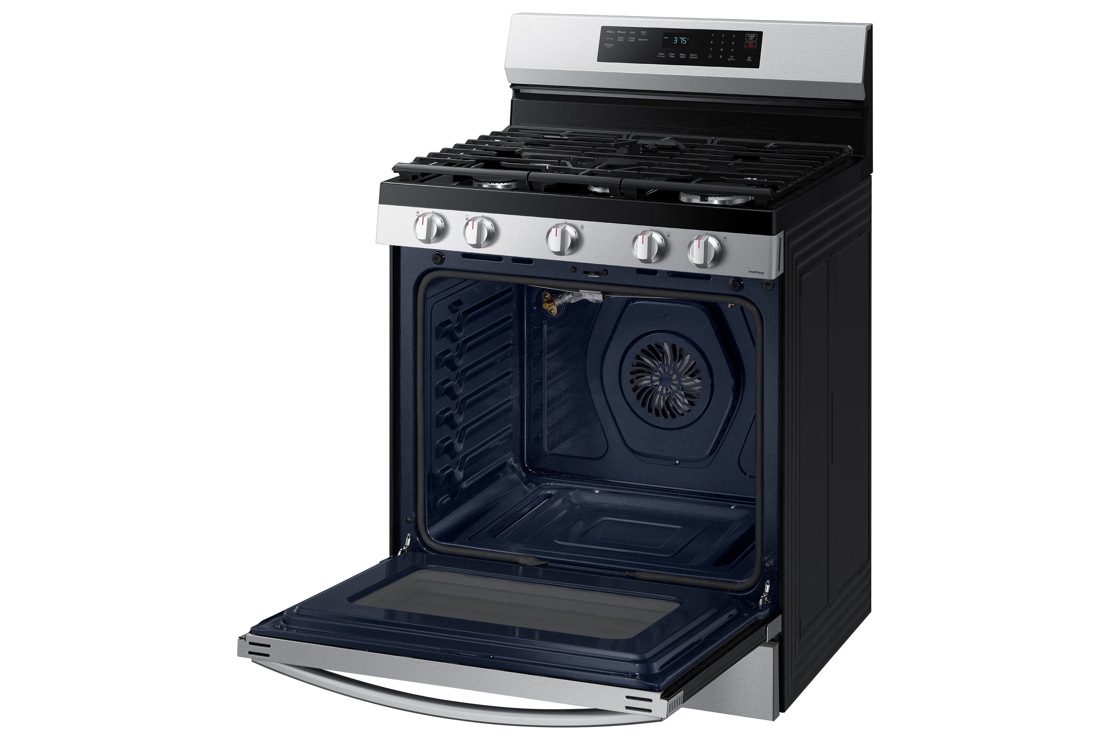 Samsung Stainless Steel Gas Fan Convection Range with Wi-Fi and Air Fry (6.0 Cu.Ft) - NX60A6511SS/AA