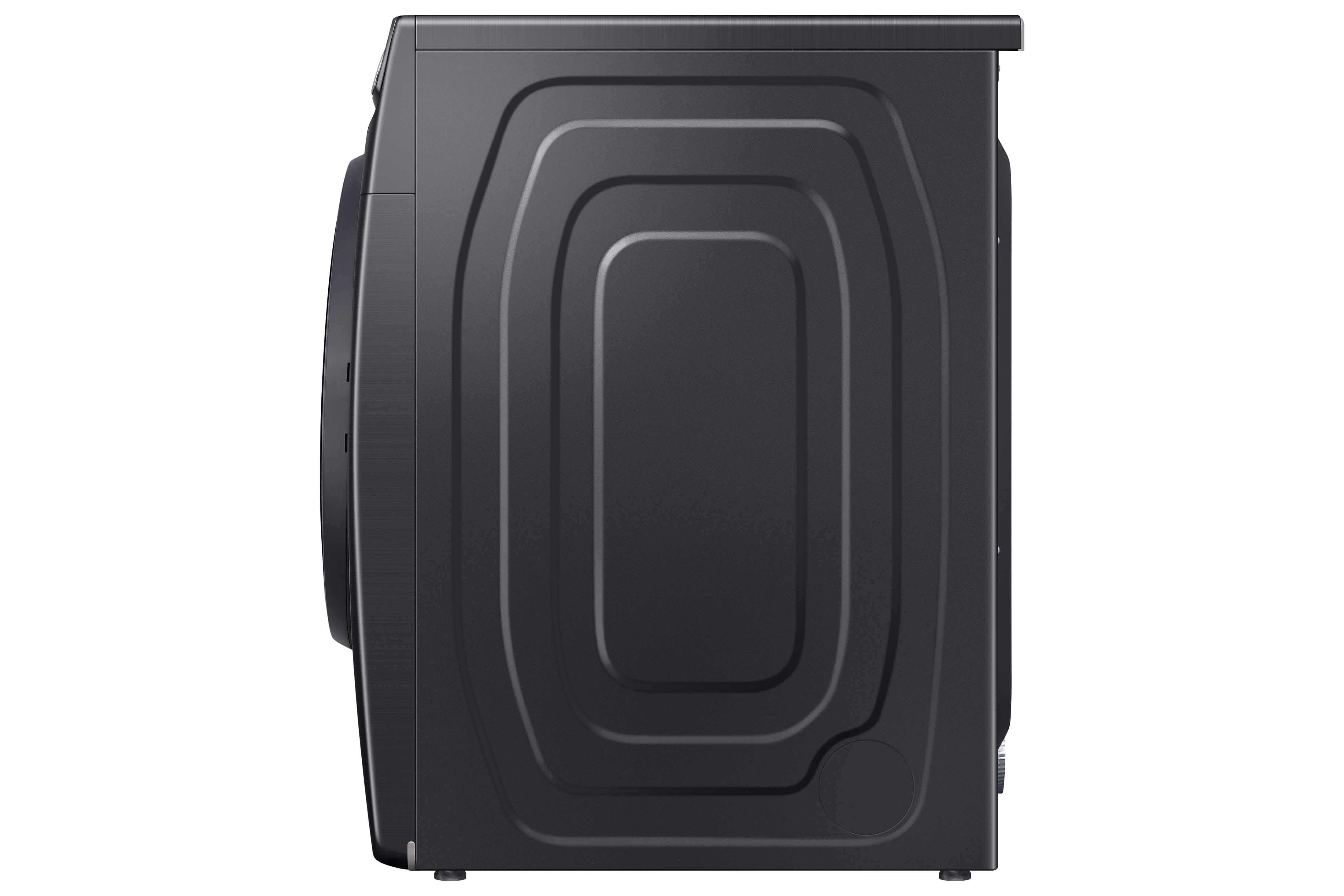 Samsung Black Stainless Steel Front Load Dryer with Steam Sanitize (7.5 Cu.Ft) -DVE50R8500V/AC