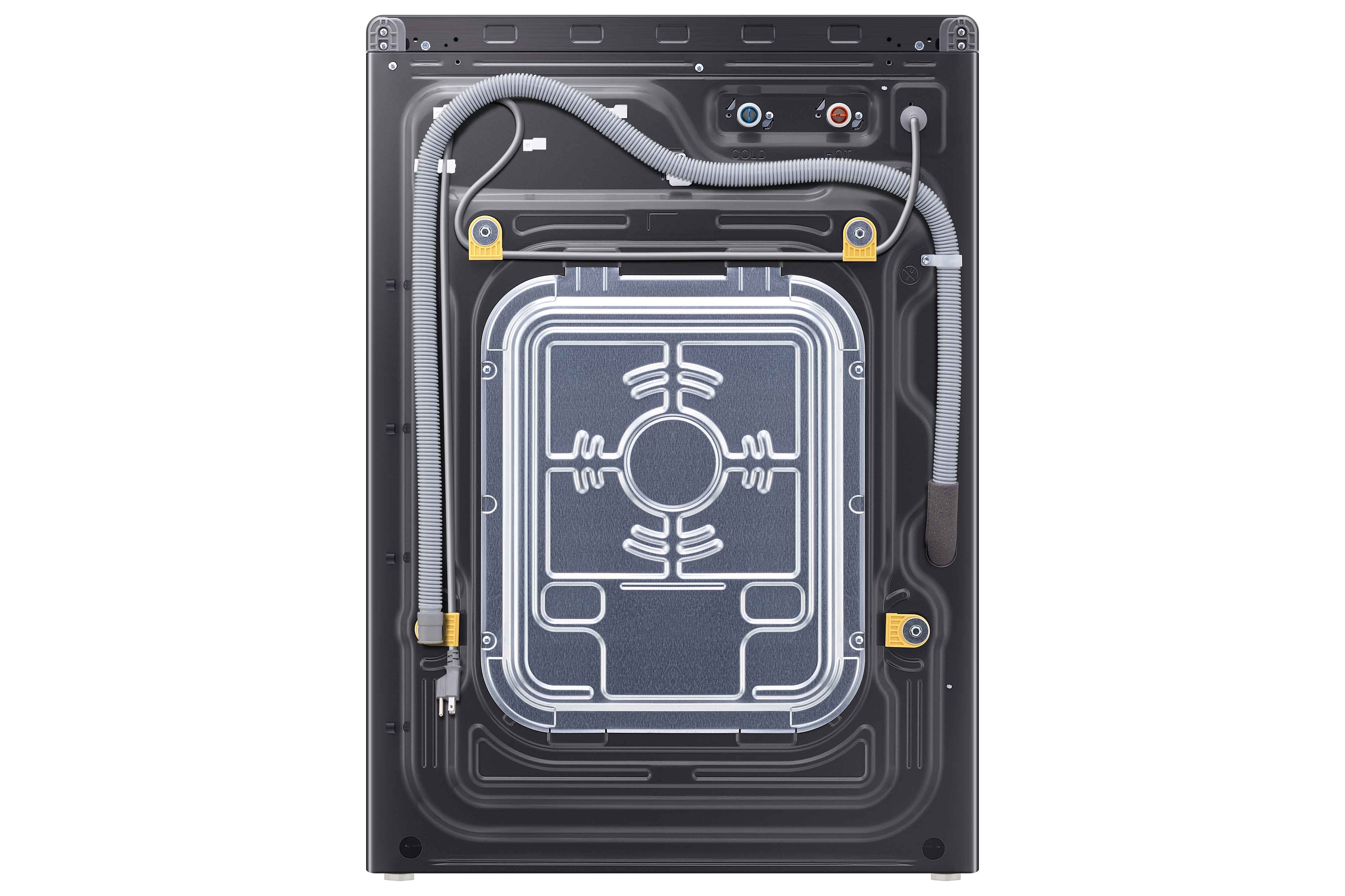 Samsung Black Stainless Steel Front Load Washer with Super Speed (5.8 Cu.Ft) - WF50T8500AV/A5