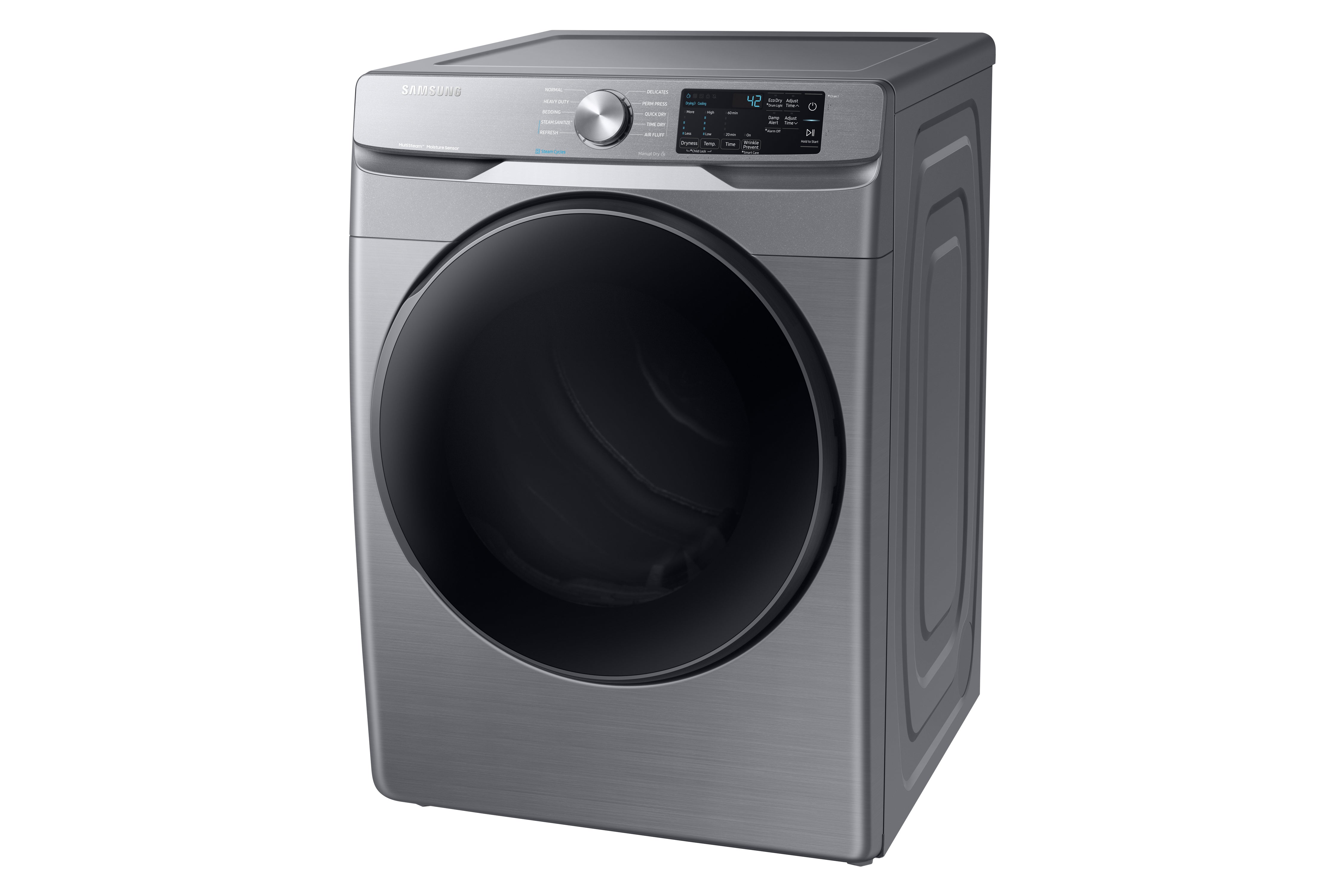 Samsung Stainless Platinum Steam Front Load Gas Dryer (7.5 Cu. Ft.) - DVG45T6100P/AC