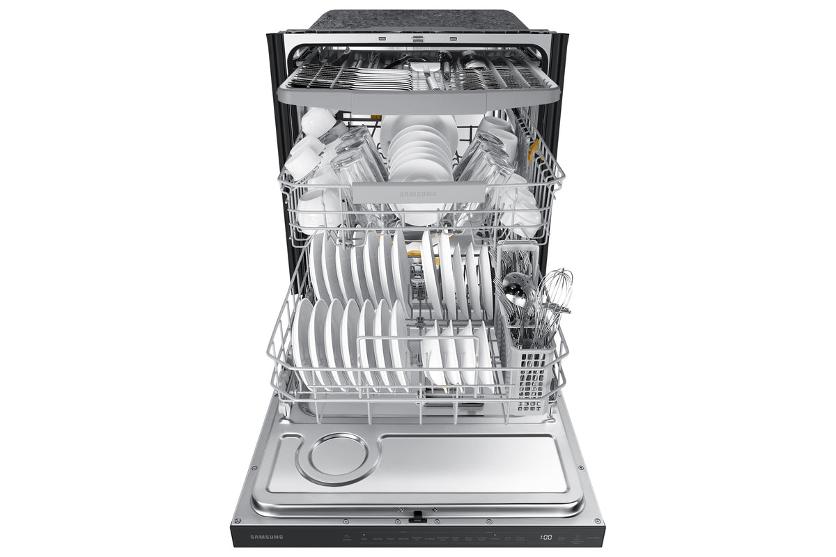 Samsung Black Stainless Built-In Dishwasher with AutoRelease - DW80B6060UG/AC