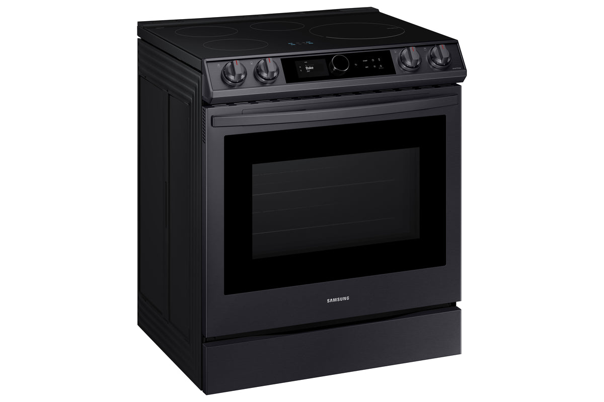 Samsung Black Stainless Steel Slide-In Induction Range with Wi-Fi and Air Fry (6.3 Cu.Ft) - NE63T8911SG/AC
