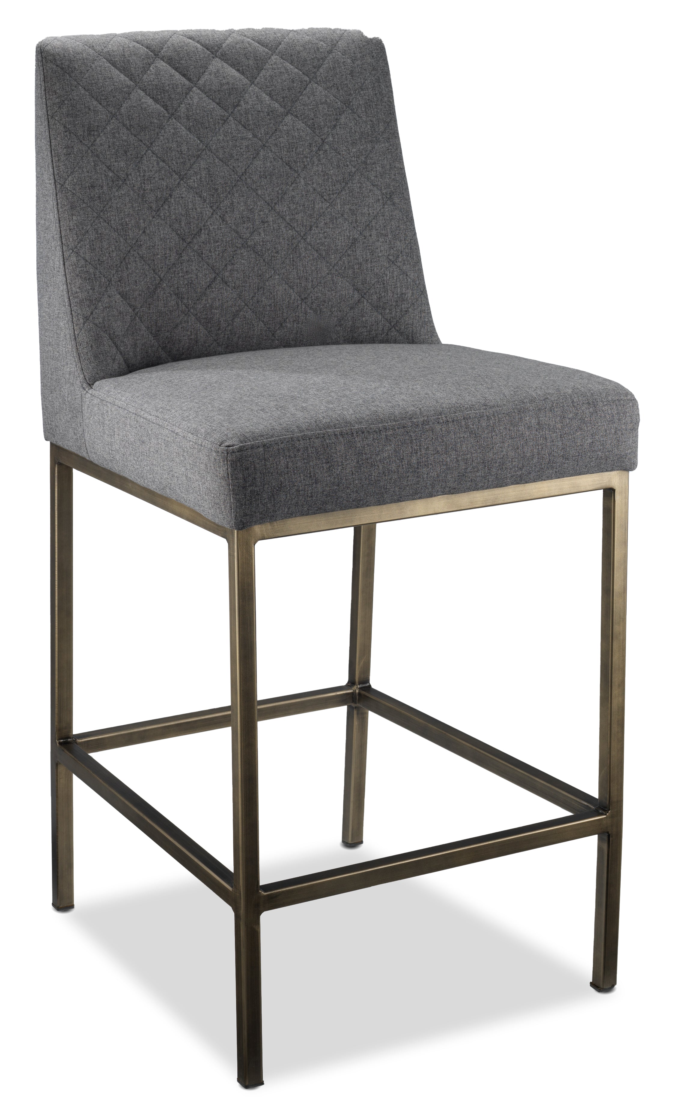 Leighland Bar Stool - Bronze Dark Grey