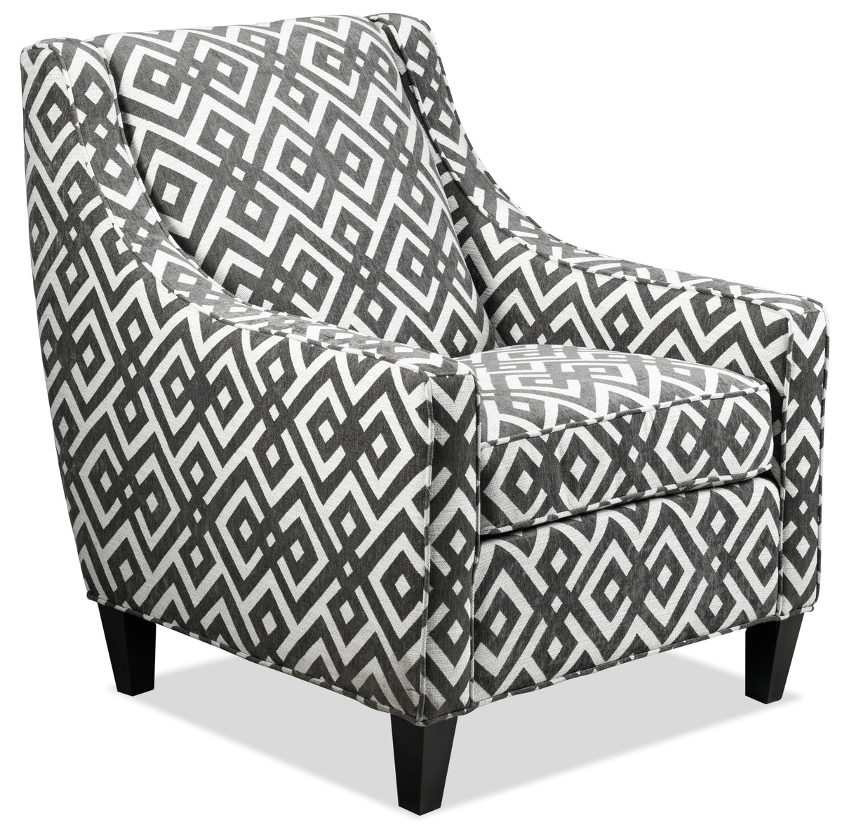 Kelsie Accent Chair - Gunmetal