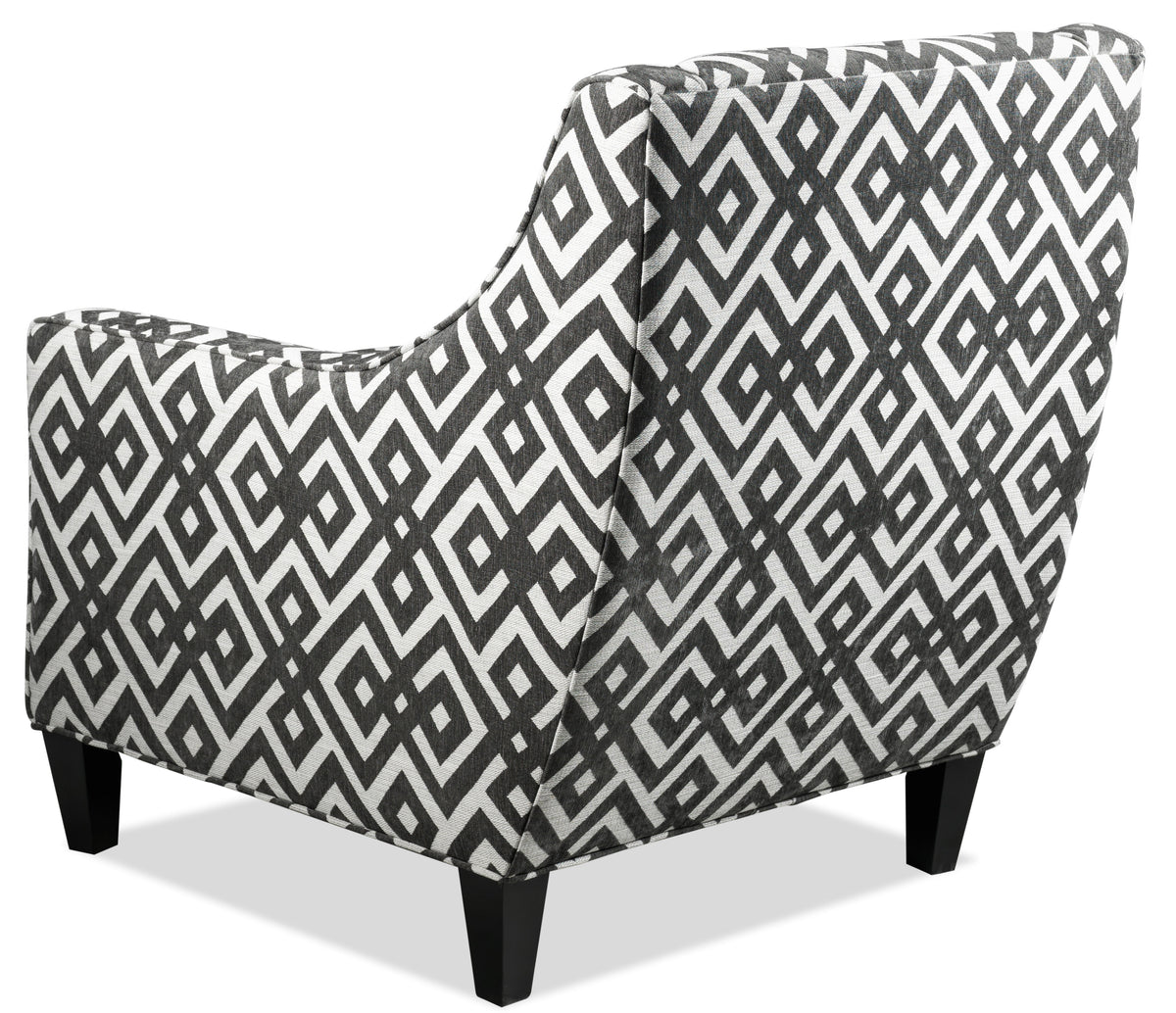 Kelsie Accent Chair - Gunmetal