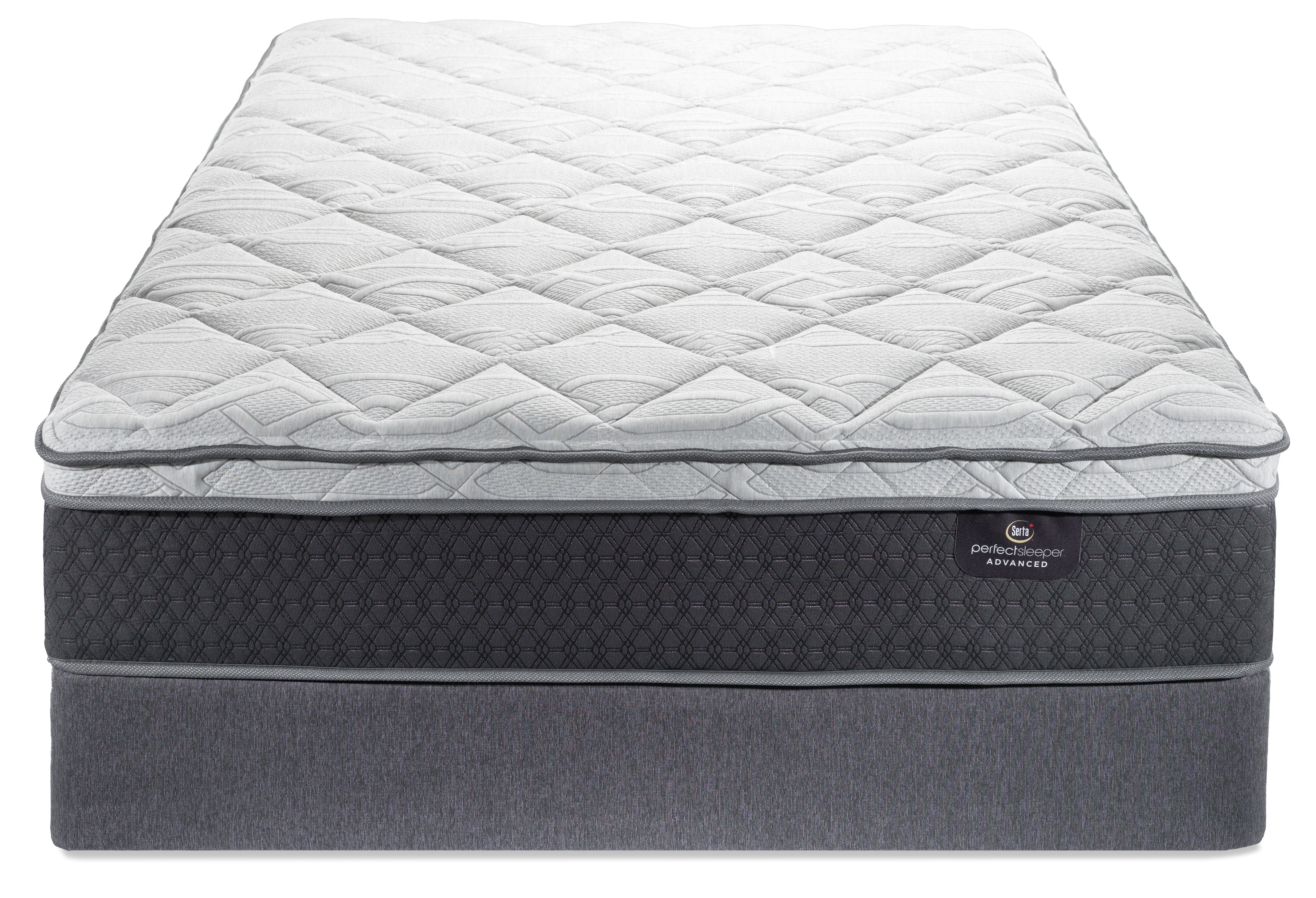 Serta Confidence Medium Twin Mattress and Boxspring Set