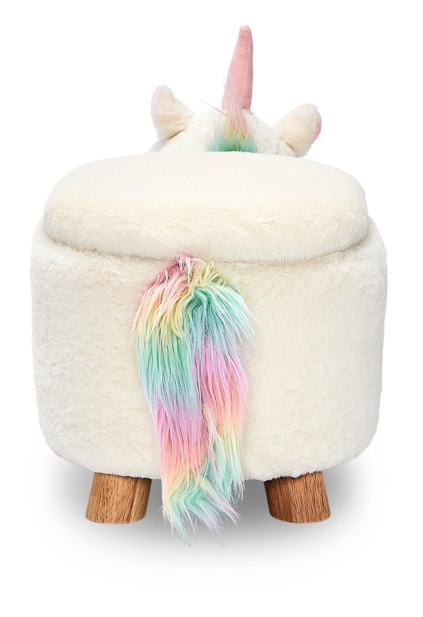 Unicorn Storage Ottoman - White