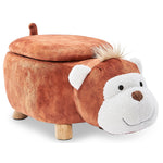 Monkey Storage Ottoman - Brown