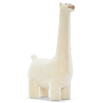 Llama Ottoman - White