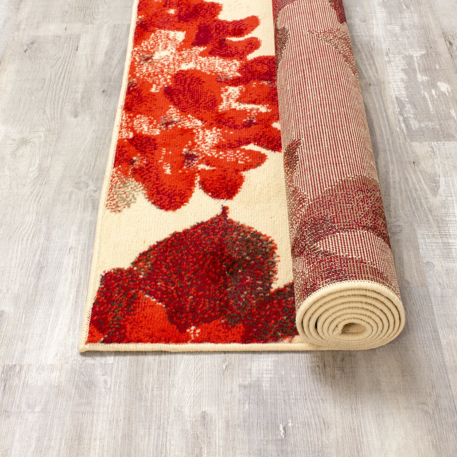 Fiona Vintage Area Rug - 5' X 7' - Cream/Red