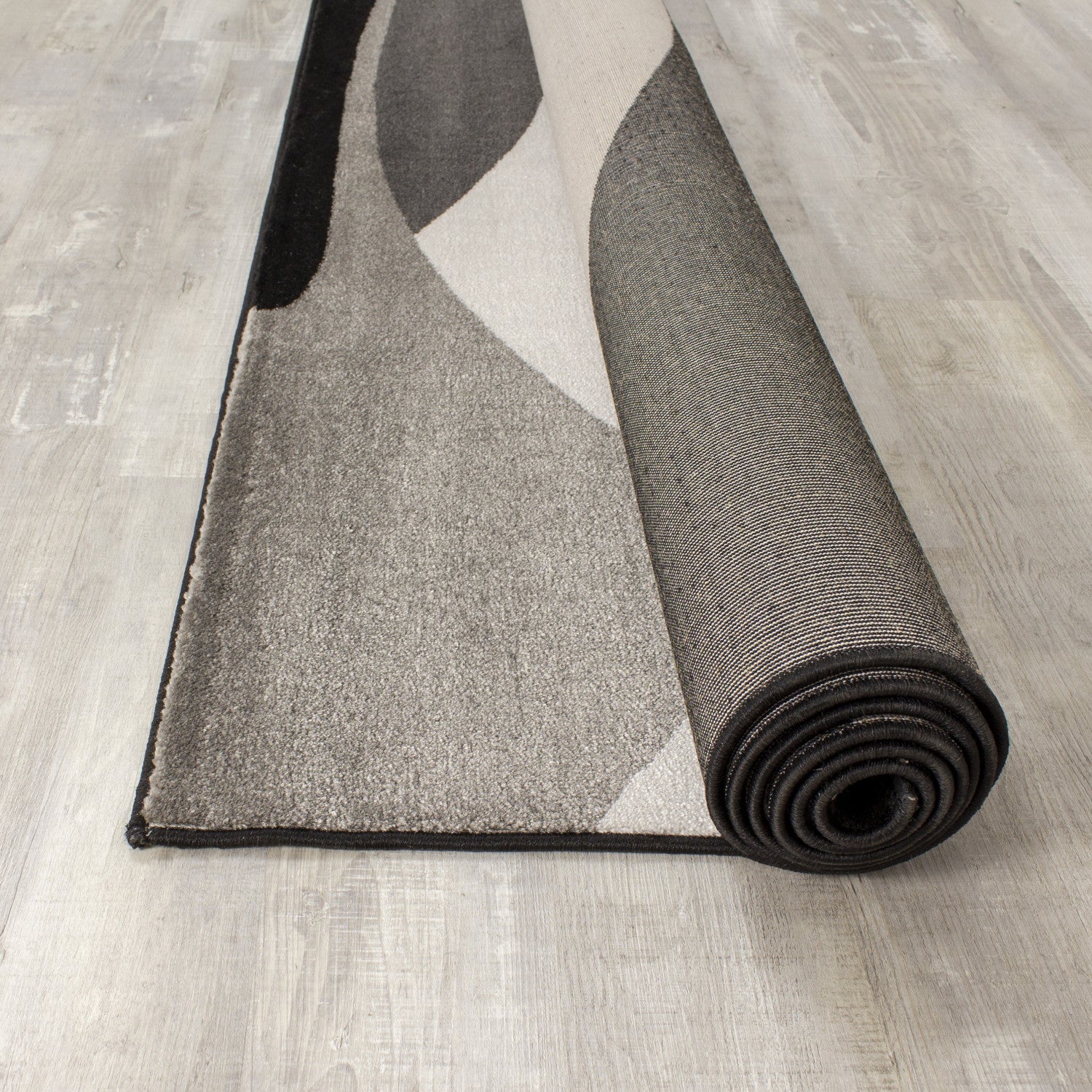 Paladin Drifts Area Rug - 5' X 8' - Black Grey