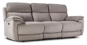 Memphis Sofa inclinable électrique à double inclinaison – gris argenté