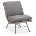 Scoop Armless Lounge Chair - Grey