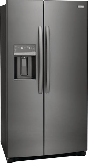 Frigidaire Gallery Réfrigérateur 22,2 pi³ de 36 po côte à côte à profondeur de comptoir acier inoxydable noir - GRSC2352AD