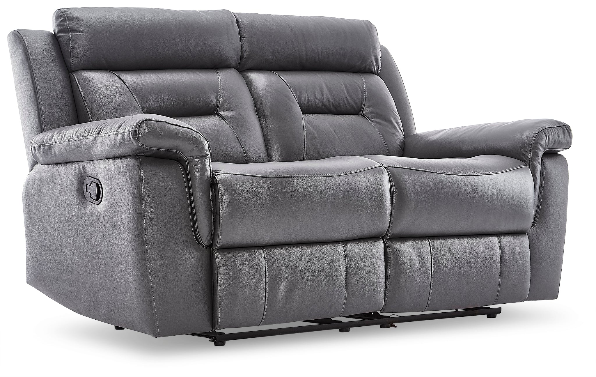 Mathile Reclining Loveseat - Grey