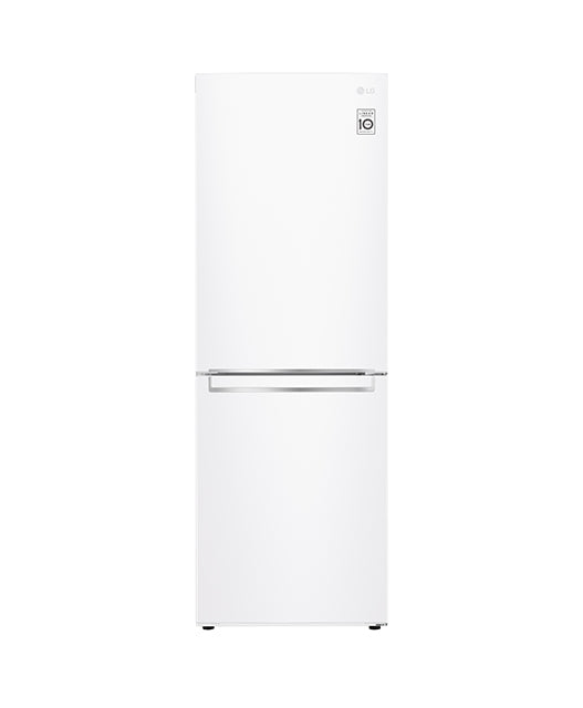 LG White 24" Counter Depth Two-Door Bottom Mount Refrigerator with Multi Air-Flow Technology (10.8 Cu.Ft) - LRDNC1004W