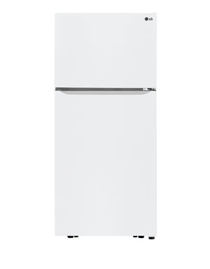 LG Réfrigérateur 20 pi³ de 30 po avec congélateur en haut blanc LTCS20020W
