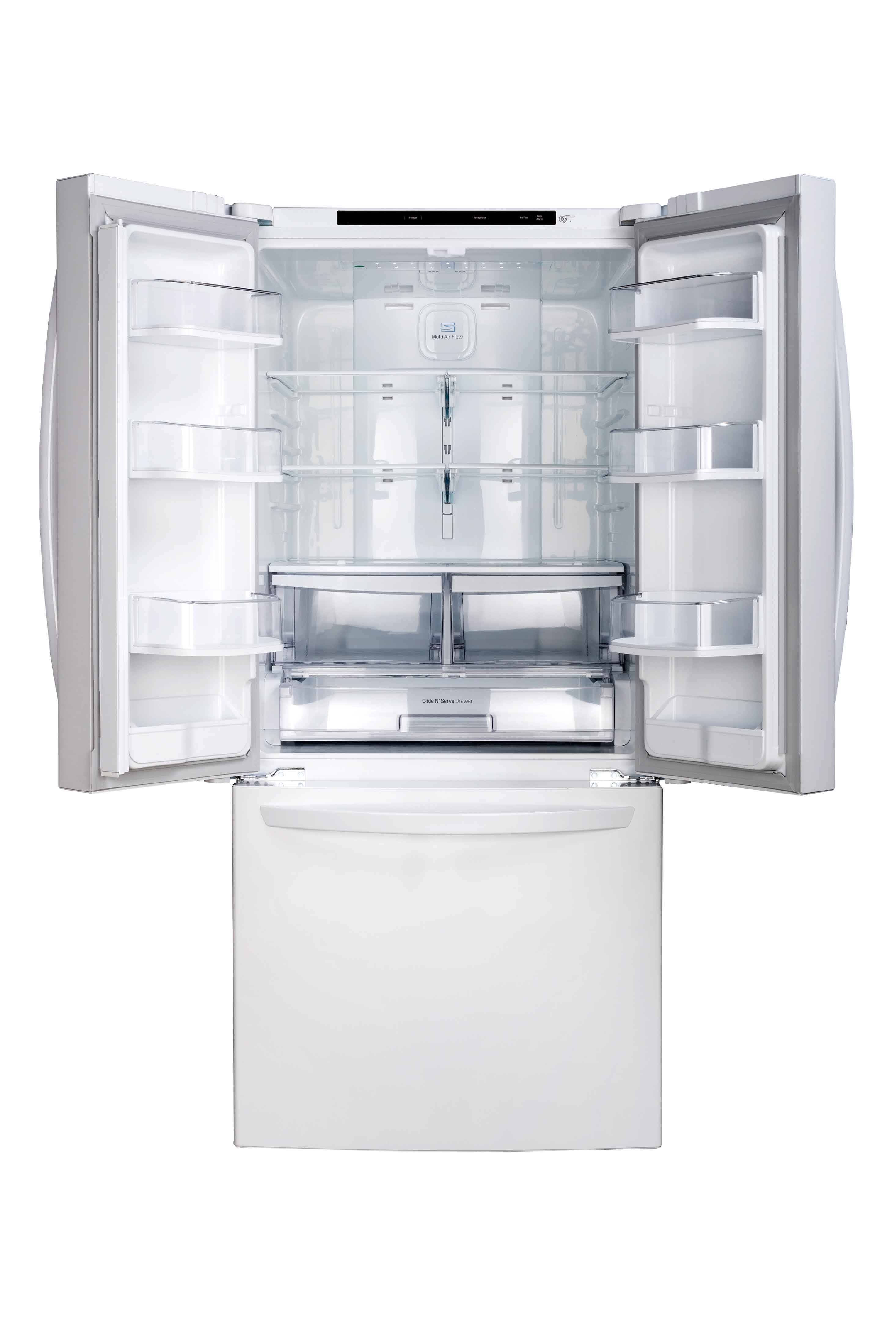 LG 30" 22 Cu. Ft. White French Door Refrigerator - LRFNS2200W