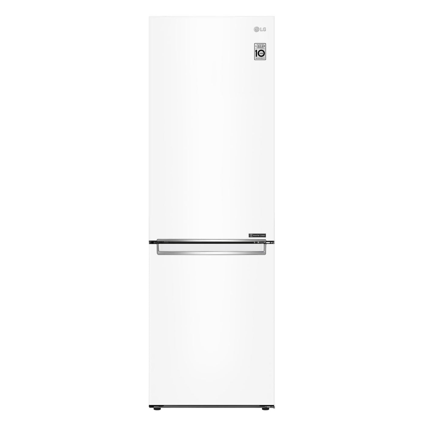 LG 24" 12 Cu. Ft. White Counter Depth Bottom-Freezer Refrigerator with DoorCooling+ - LBNC12231W