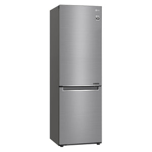 LG Réfrigérateur 12 pi³ de 24 po avec congélateur en bas à profondeur de comptoir avec DoorCooling+MC argent platine - LBNC12231V