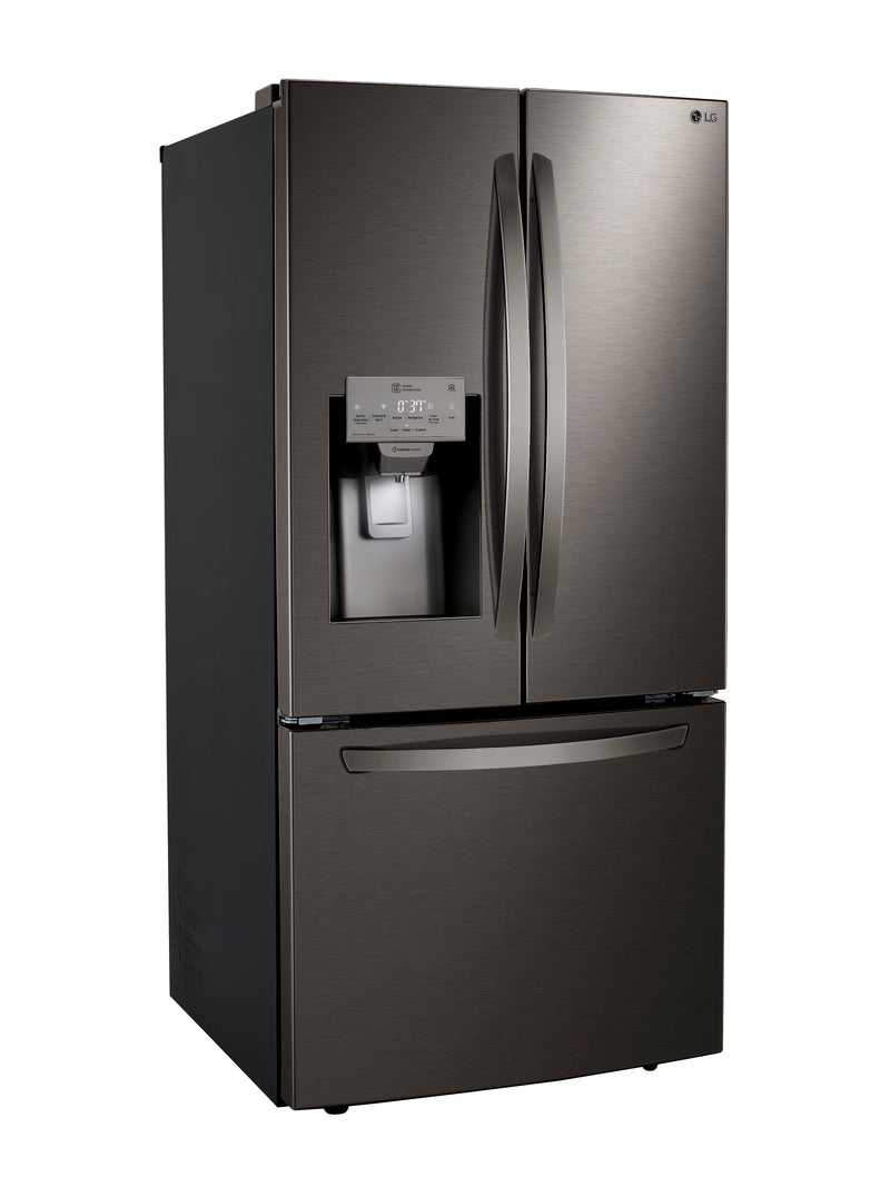 LG Electronics Réfrigérateur à porte française de 36 pouces de 29 pi3 en  acier inoxydable