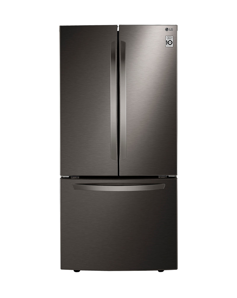 Réfrigérateur à portes françaises, profondeur standard, 25 pi cu