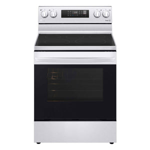 LG Cuisinière électrique 6,3 pi³ ThinQ® avec friture à air et convection par ventilateur acier inoxydable LREL6323S