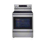 LG Smudge Resistant Stainless Steel 6.3 cu ft. Electric ThinQ® InstaView™ Range with Air Fry and True Convection- LREL6325F
