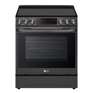 LG Cuisinière électrique 6,3 pi³ encastrable avec Wi-Fi, technologie ProBake ConvectionMD, InstaViewMC et AirFry acier inoxydable noir LSEL6335D