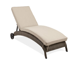 Orion Chaise longue de jardin – beige