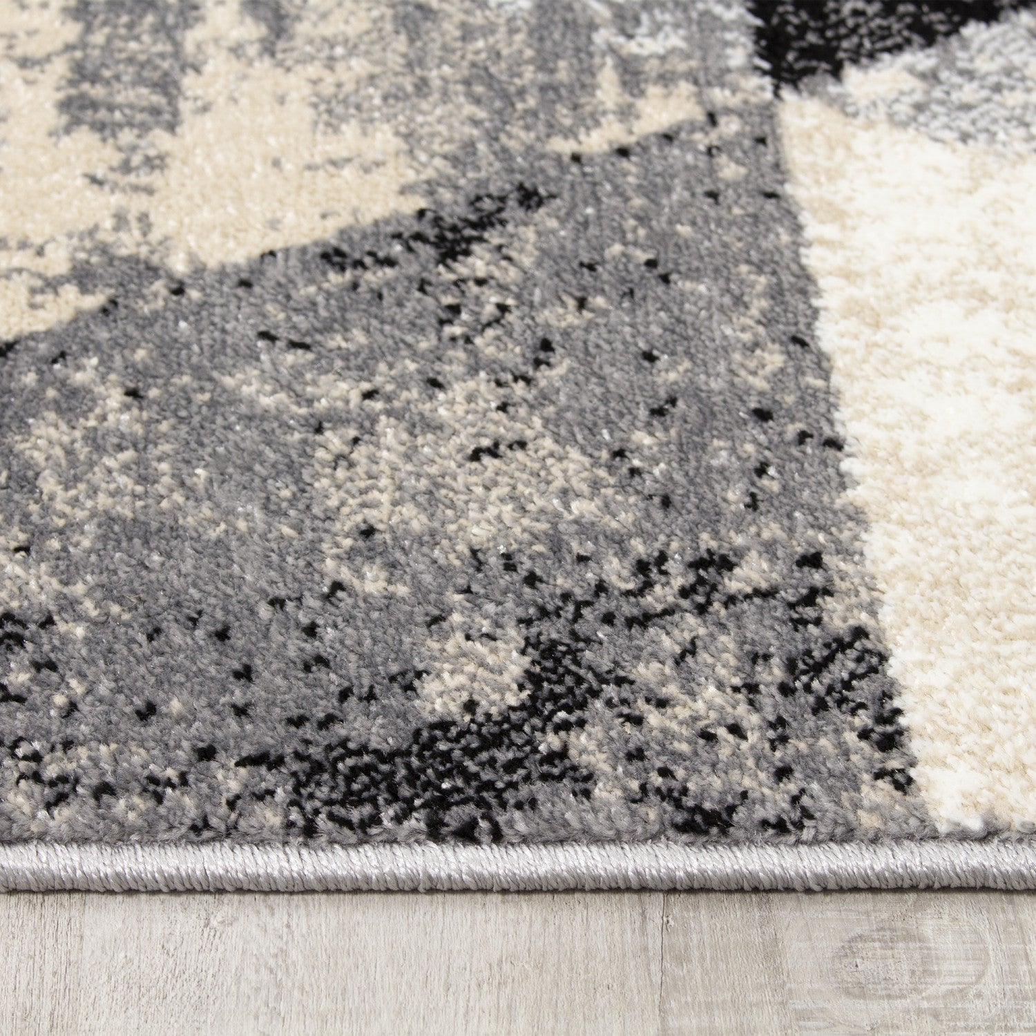 Siecle Triangle Shapes Area Rug - 3' X 5' - Cream/Beige