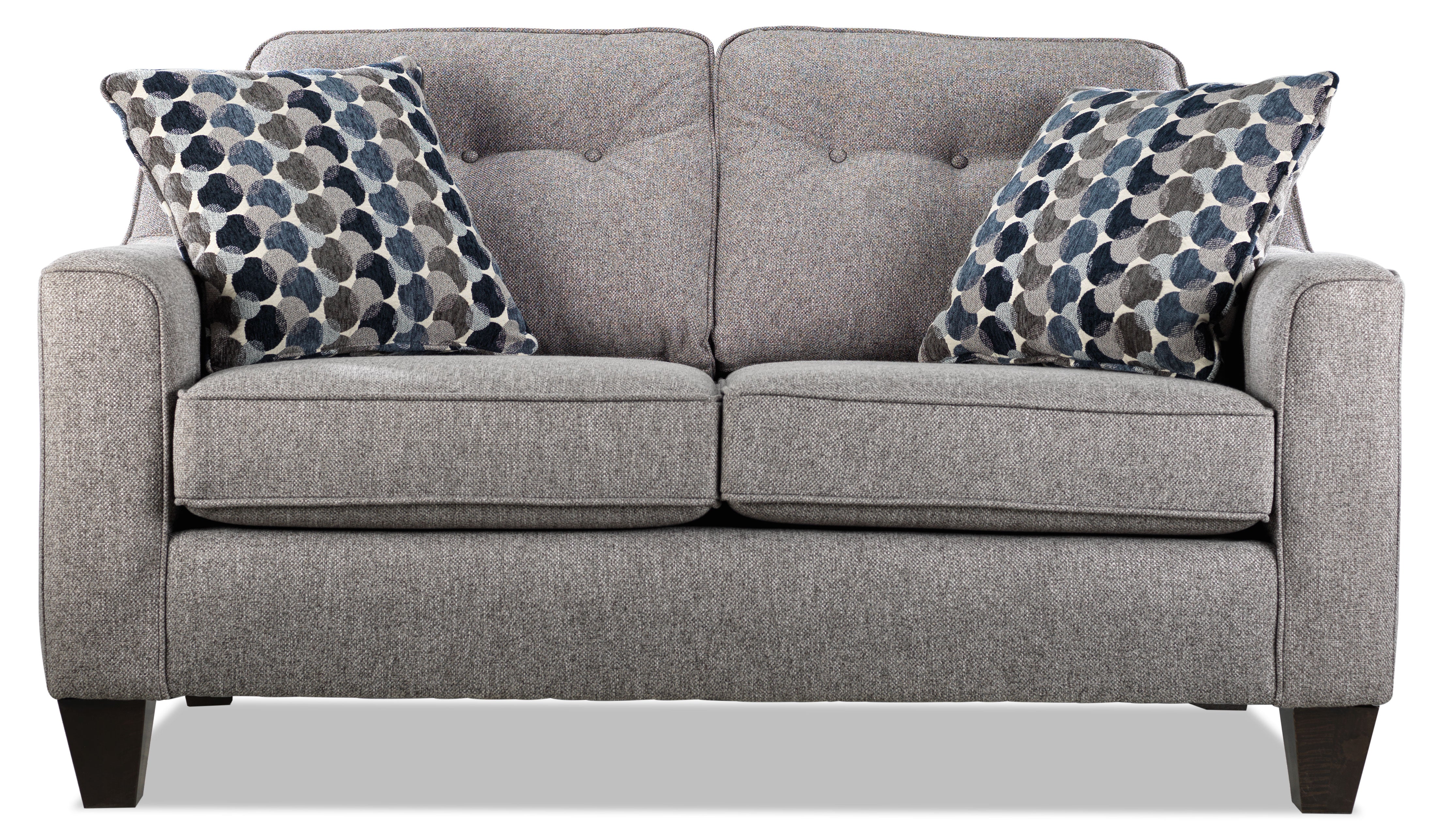 Rockford Sofa and Loveseat Set - Grey