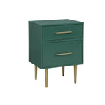 Valerie Glam Night Table - Green