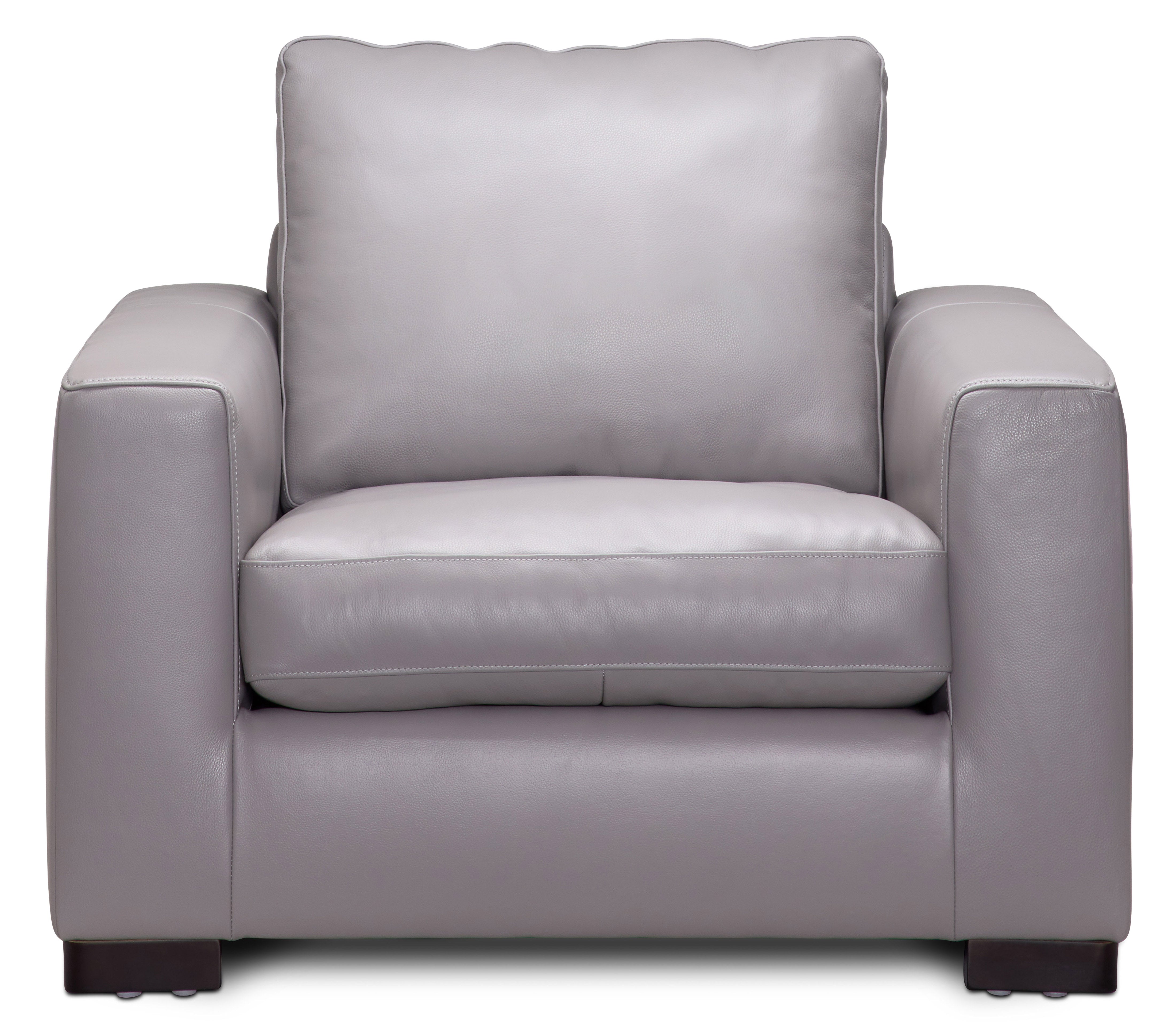 Anderson Leather Chair - Ash