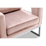 Angelo accent chair - blush