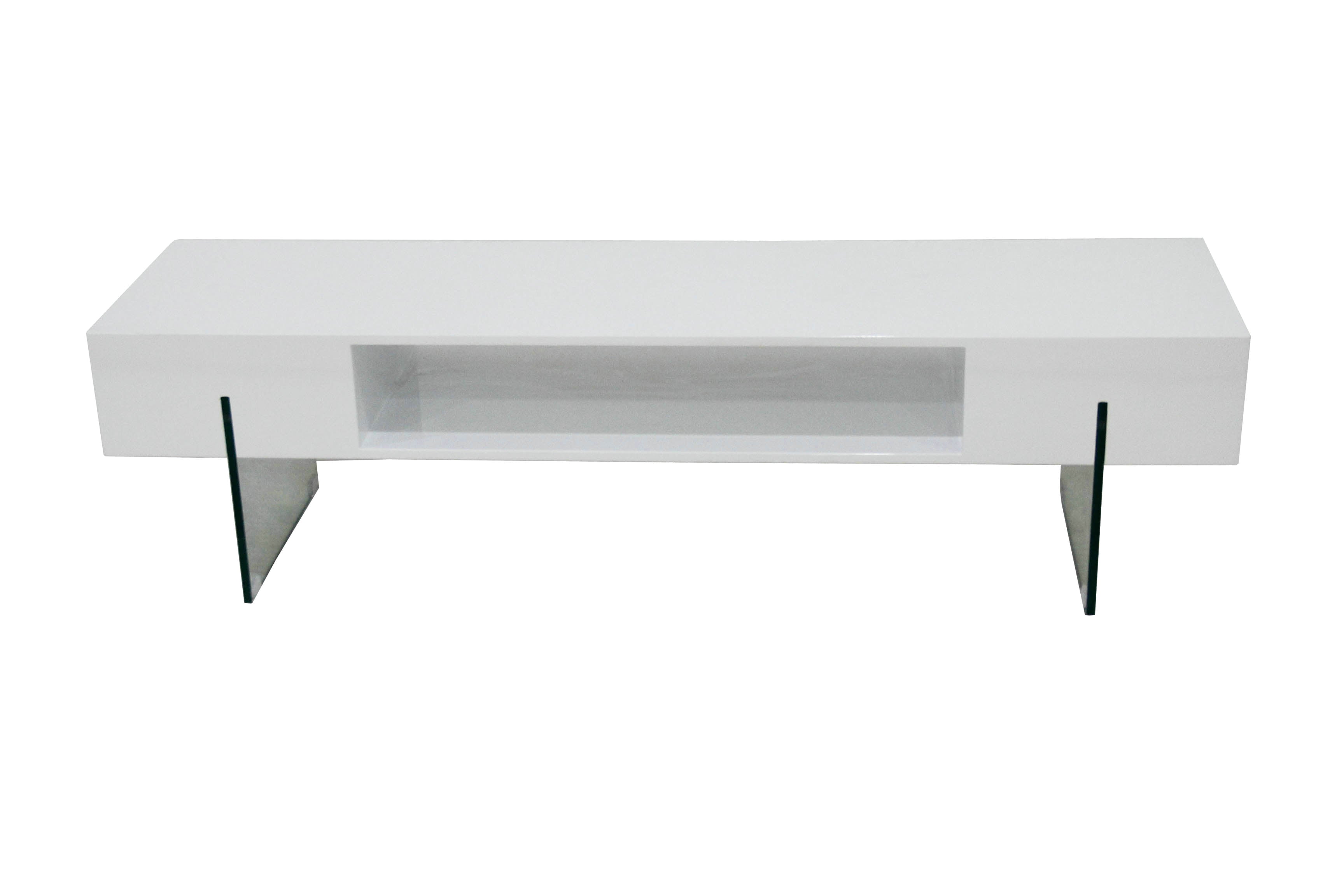 Arielle 59" TV Stand - White