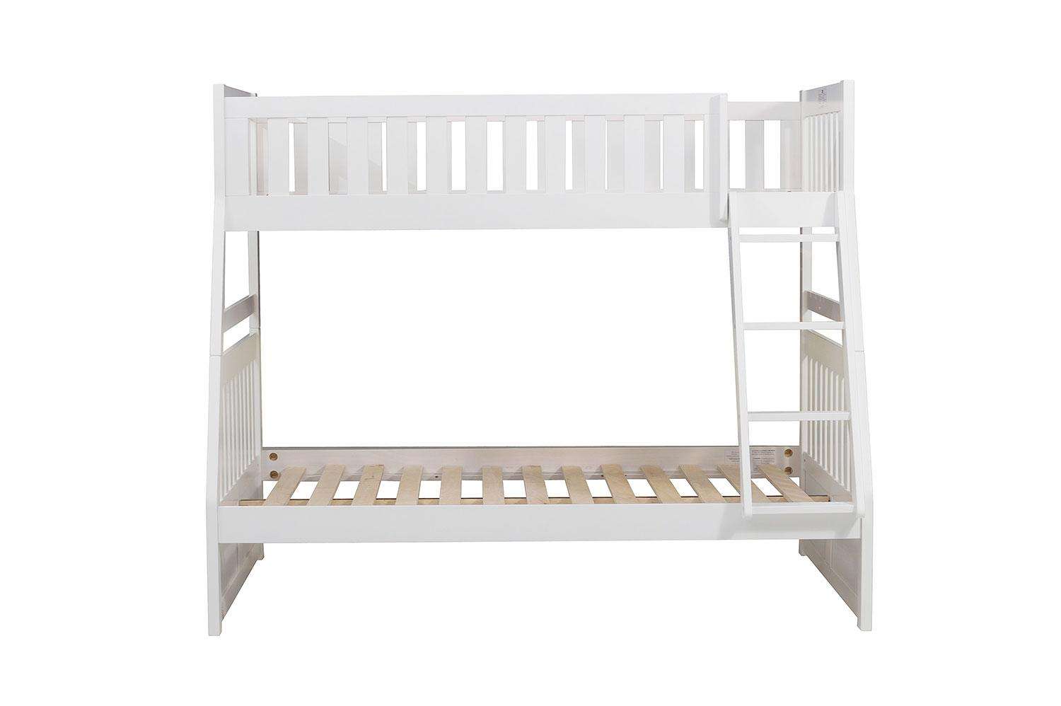 Malorie Twin over Full Bunk Bed - White