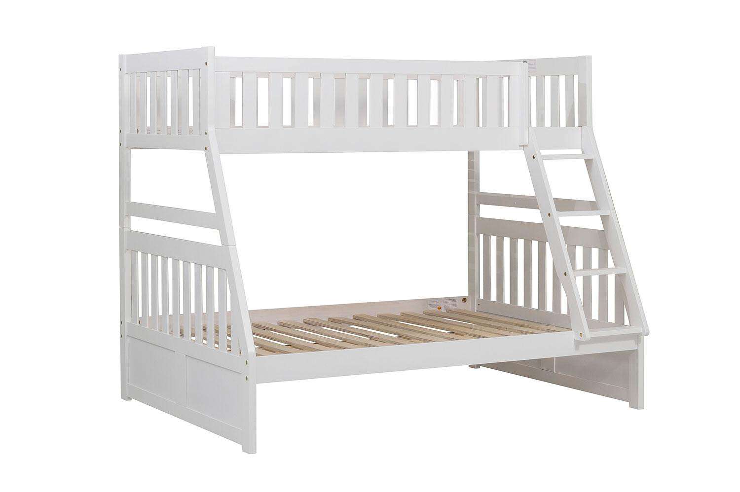 Malorie Twin over Full Bunk Bed - White
