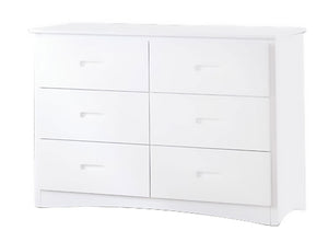 Galen Bureau 6 tiroirs - blanc