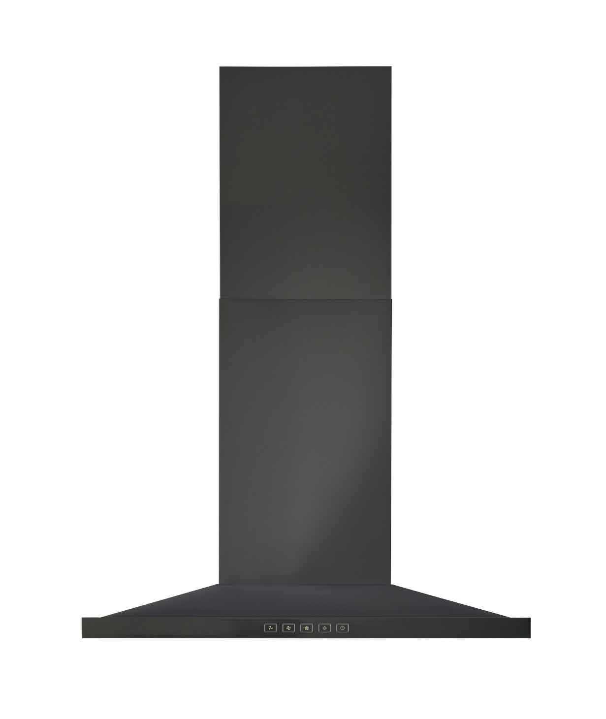 Broan Black Stainless Steel 30" 450 CFM Designer Chimney Range Hood - BWS1304BLS