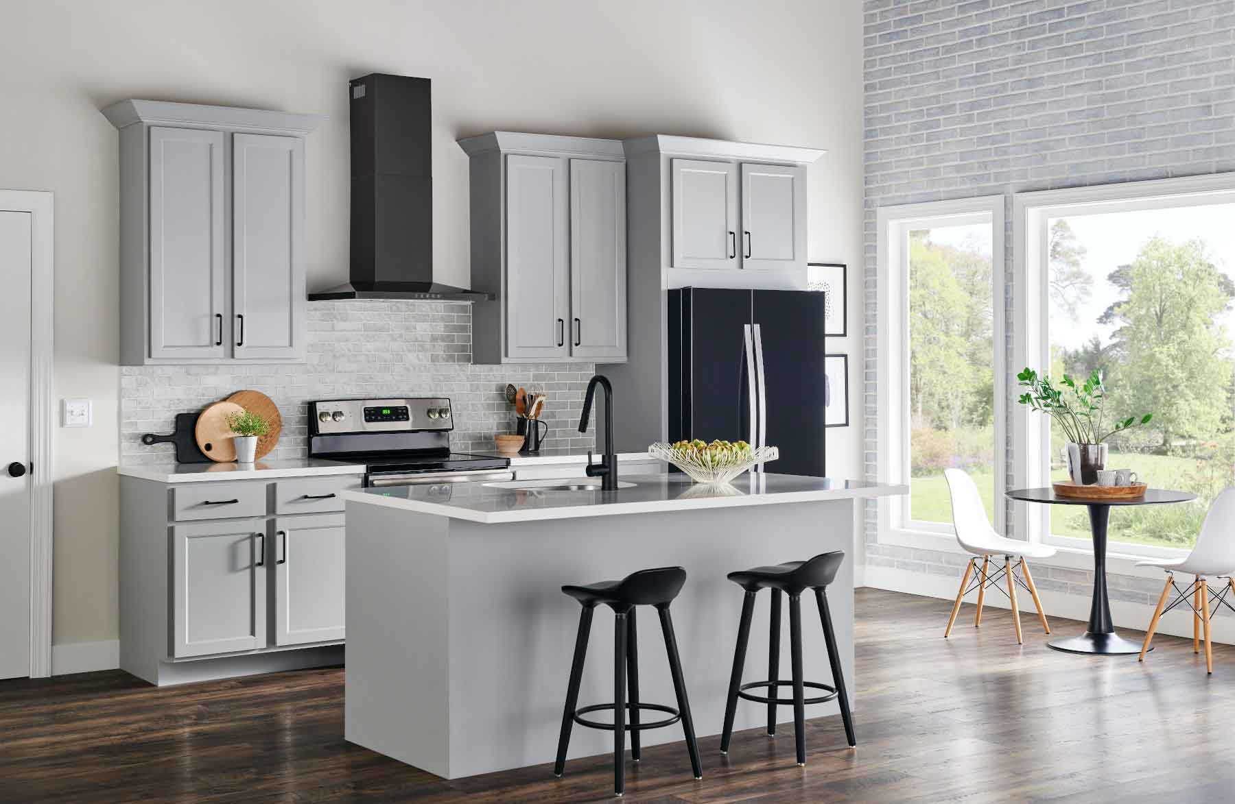 Broan Black Stainless Steel 30" 450 CFM Designer Chimney Range Hood - BWS1304BLS