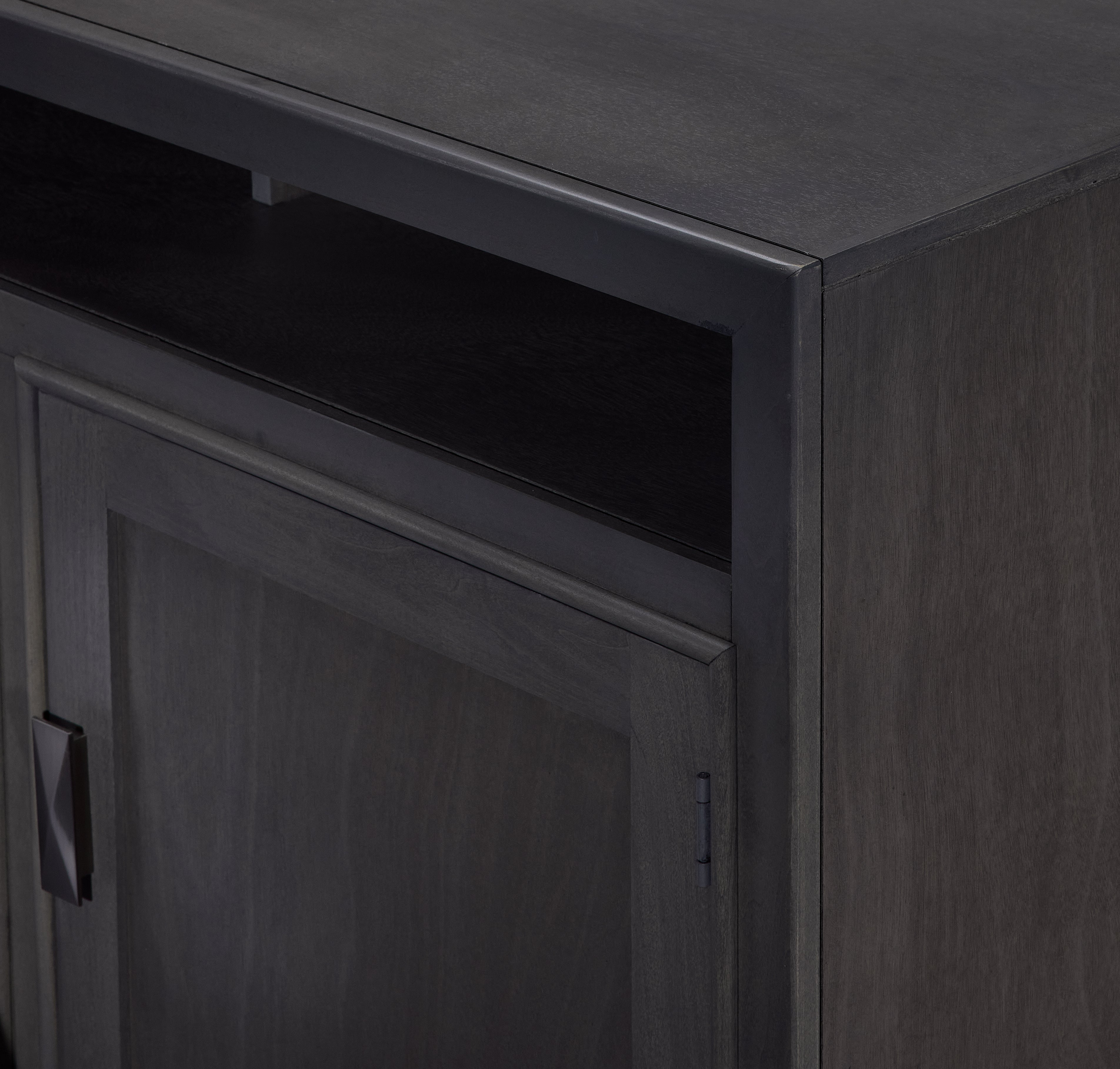 Bayshore Fireplace TV Stand - Grey