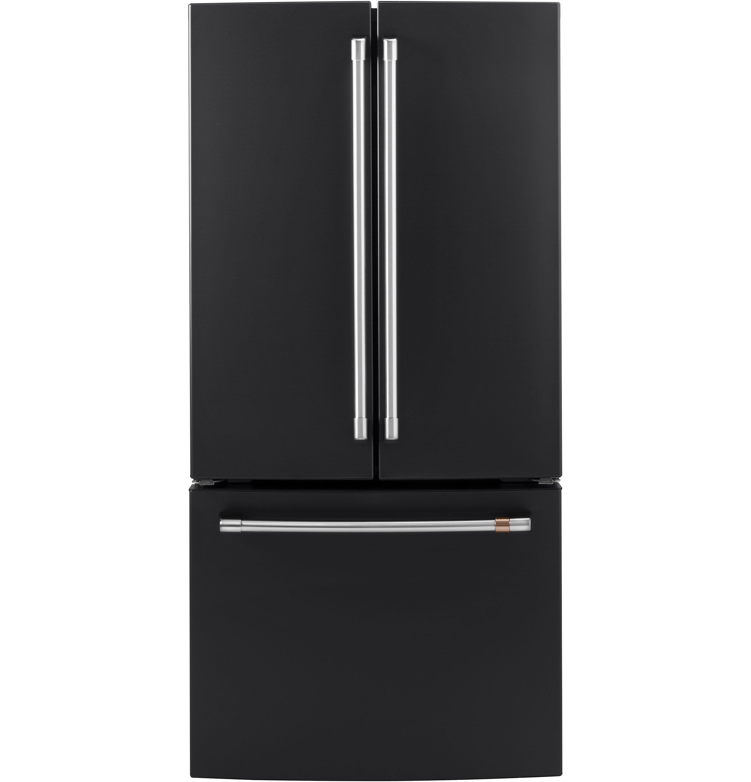 Café 33" 18.6 Cu. Ft. Matte Black Counter-Depth French Door Refrigerator - CWE19SP3ND1