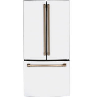 Café Réfrigérateur 18,6 pi³ porte à 2 battants à profondeur de comptoir 33 po blanc mat CWE19SP4NW2