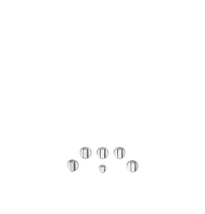 Café Ens. 5 boutons pour surface de cuisson au gaz acier inoxydable brossé CXCG1K0PMSS