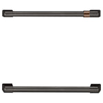 Café Brushed Black Undercounter Refrigeration Handle Kit - CXQD2H2PNBT
