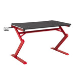 Cabrera Gaming Desk - Black and Red