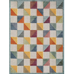 Penniac IV Indoor/Outdoor Area Rug - 5'3" X 7' - Ivory/Multi