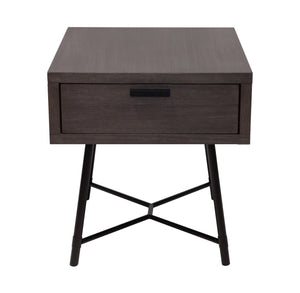Chester Table de bout – gris rustique